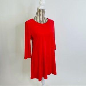 Clara Sun Woo Key Hole Back 3/4th Sleeve Tunic